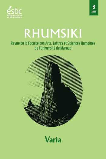 Page couverture de RHUMSIKI / N° 8 - 2025